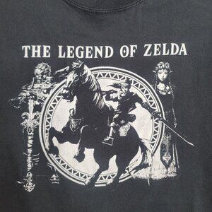 The Legend of Zelda Geeknet Mens XLarge Graphic T-Shirt Black Short Sleeve 2021